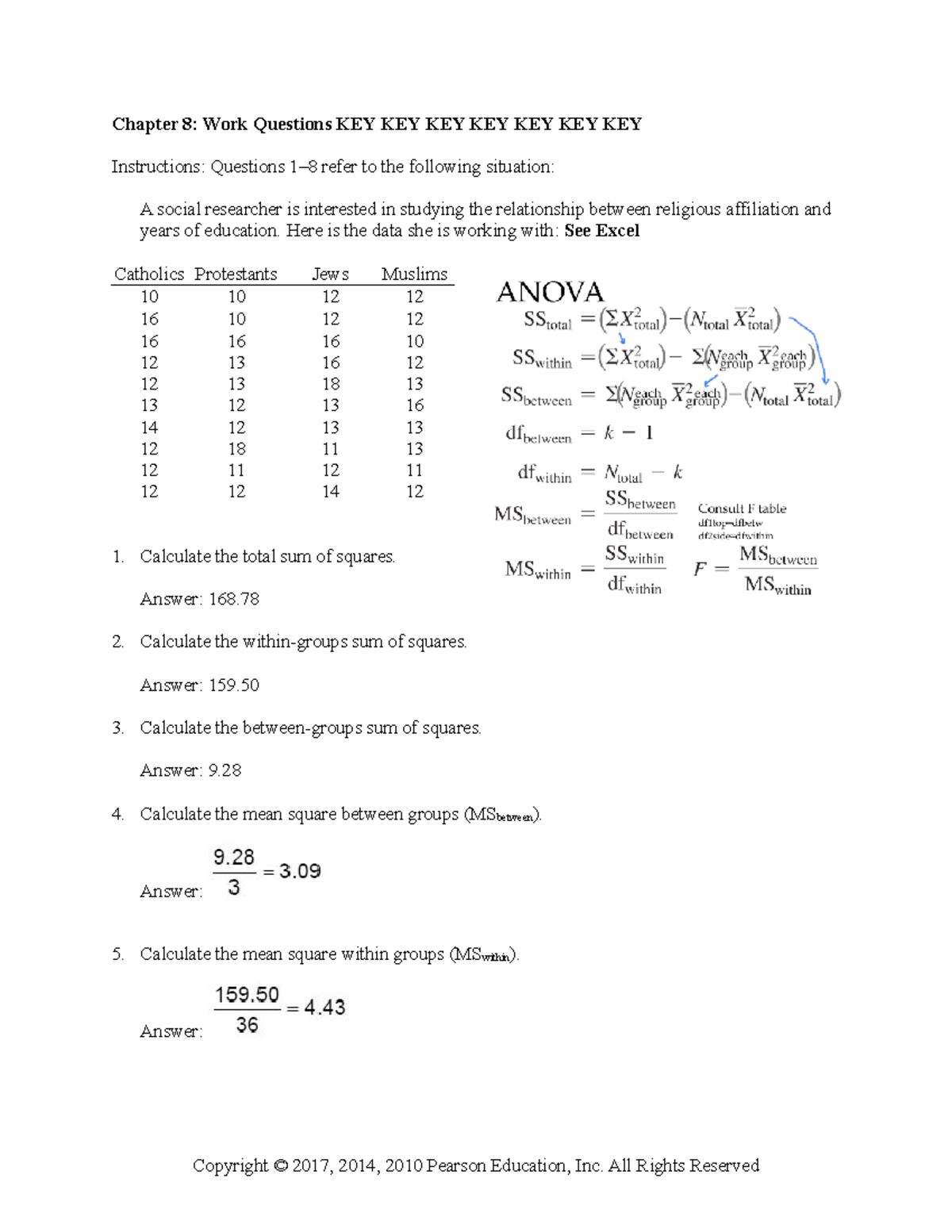 Levin Hmwk Ch 08 - homework - Chapter 8: Work Questions KEY KEY KEY KEY ...
