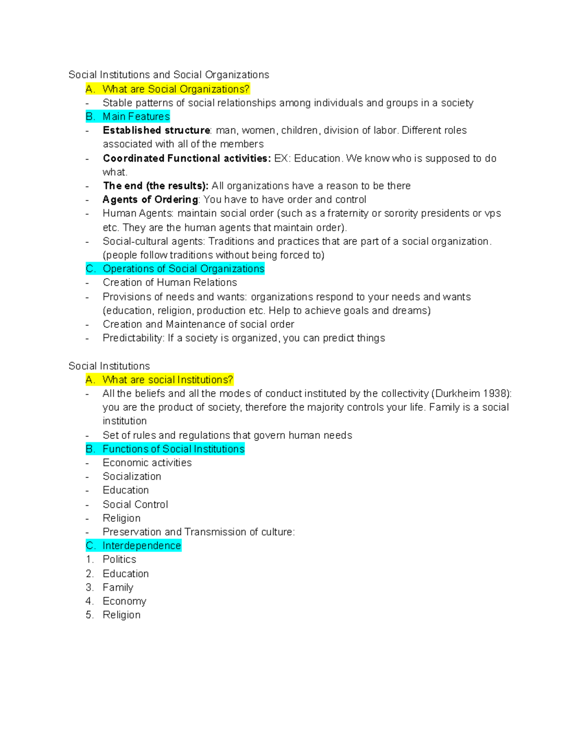 iss-lecture-5-social-institutions-and-social-organizations-a-what