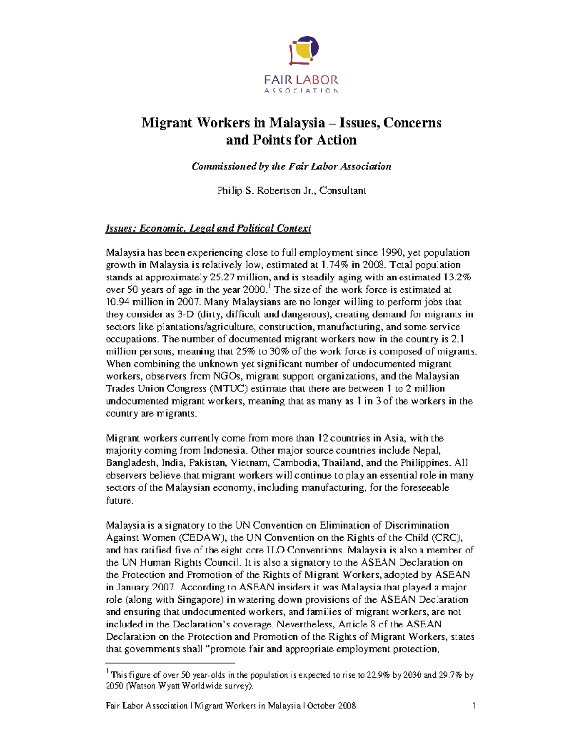Research on migrant - Migrant Workers in Malaysia – Issues, Concerns ...