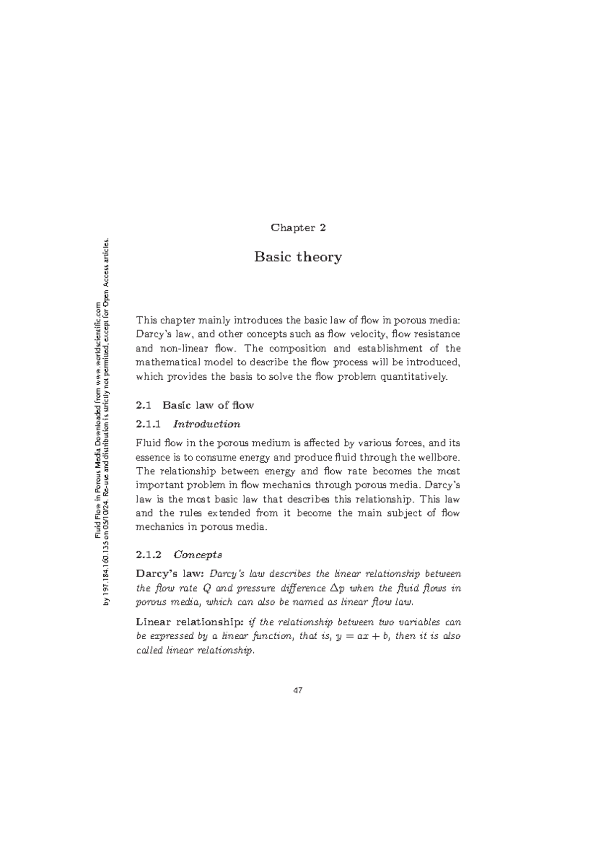 2020-basic-theory - Baic fluid flow notes - Chapter 2 Basic theory This ...