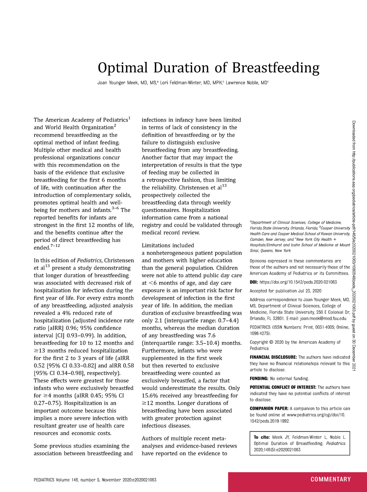 breastfeeding duration thesis