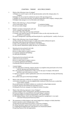 Chapter 5 Theory Multiple Choice - Chapter 5 Theory Multiple Choice ...