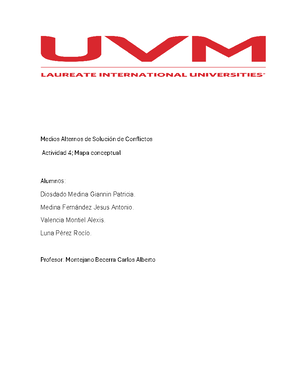 A4-FSPC-MSDC - ACT 4. MAPA CONCEPTUAL. MEDIOS ALTERNOS DE SOLUCIÓN DE ...