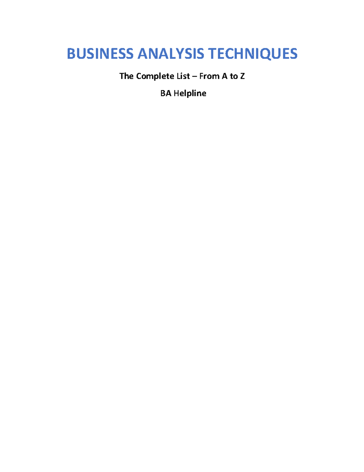 ba-all-questions-business-analysis-techniques-the-complete-list