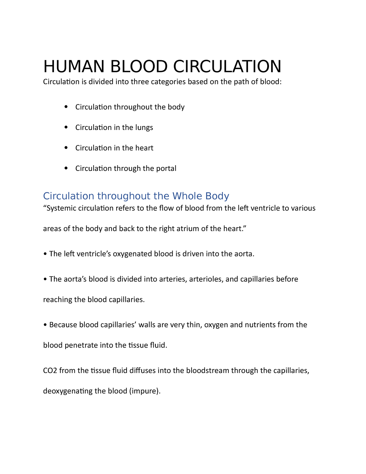 research paper on blood flow