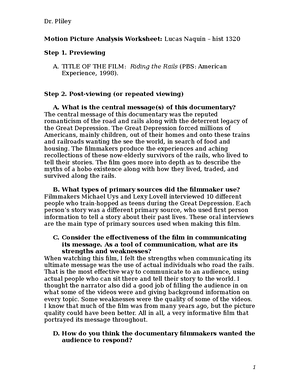 Riding The Rails Worksheet Studocu