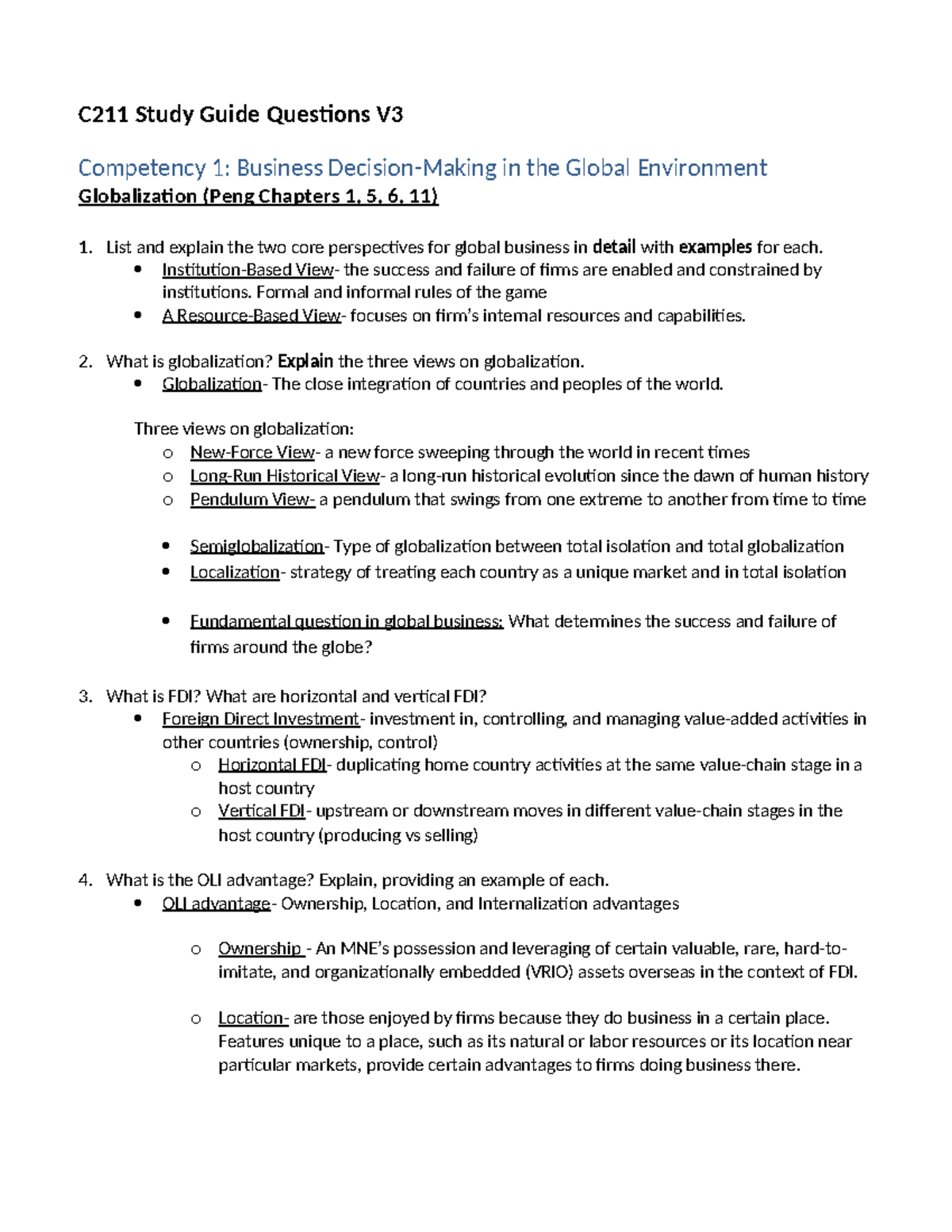 C211 Study Guide Answers 68 - qlolboa
