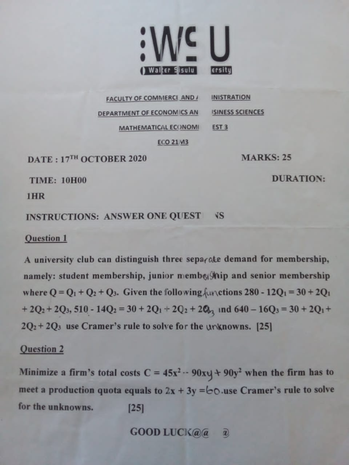 ECM 23M1 test checkout for these questions EMS IV Studocu