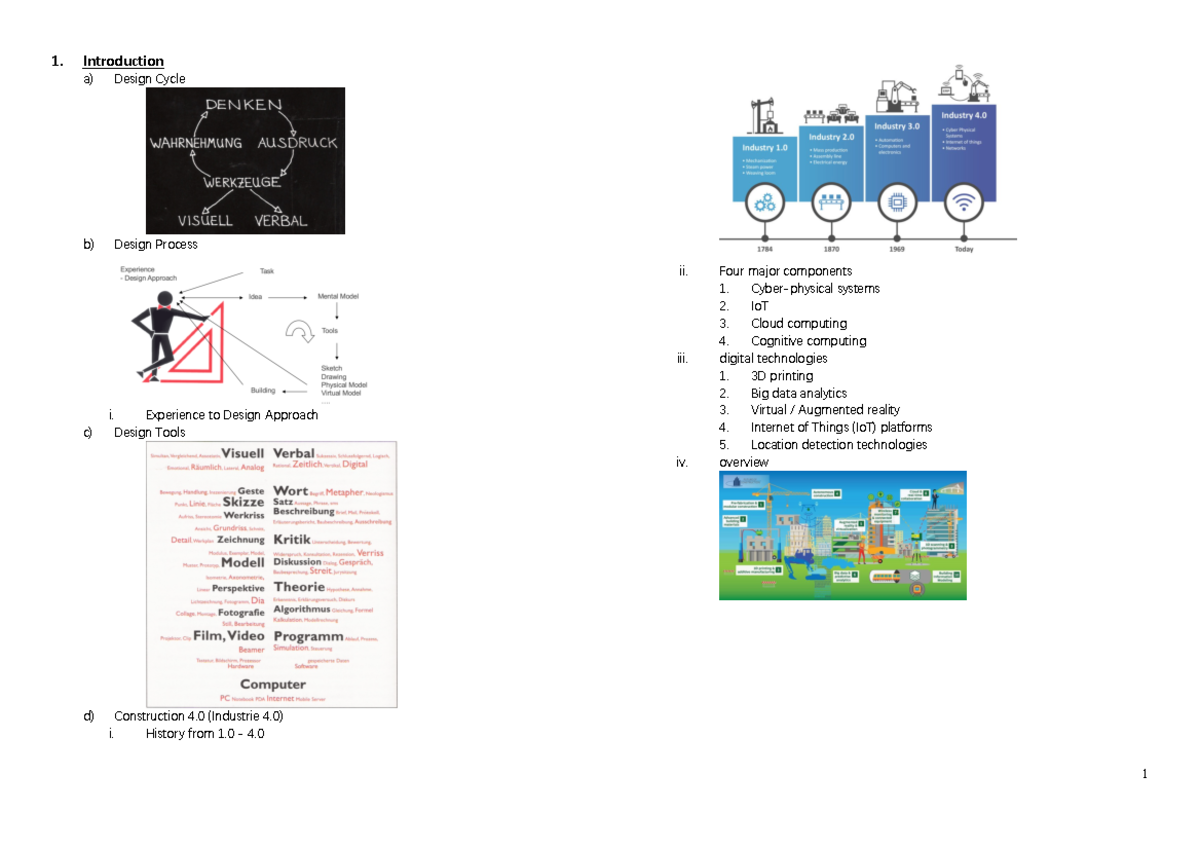 Computational Design For Architecture(1-3) - 1. Introduction A) Design ...