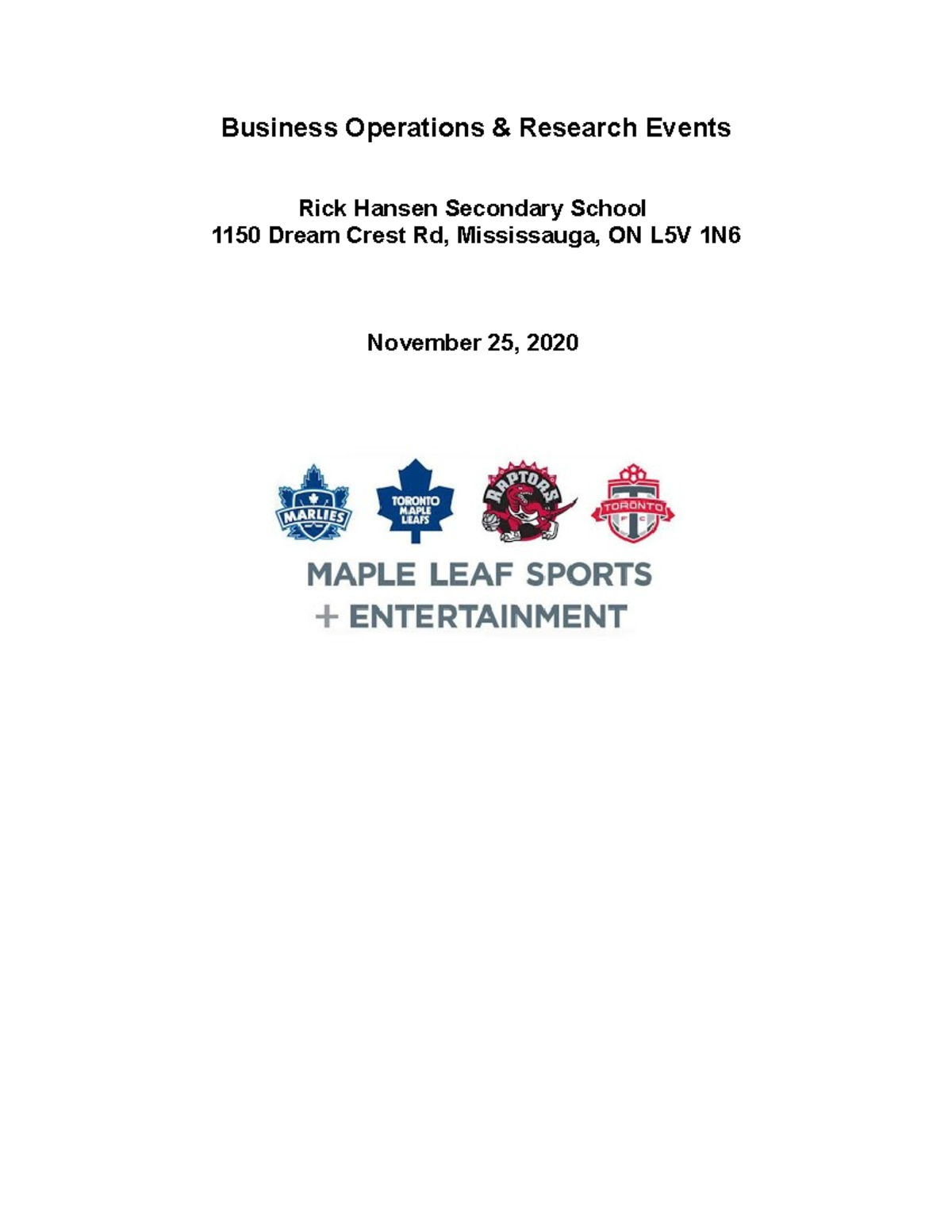 Sports and Entertainment Marketing Operations Research 4210 Yorku Studocu