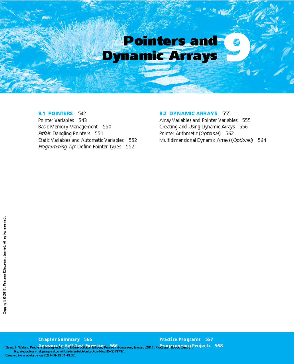 C++ Pointers and Dynamic Arrays - COMP 1046 - UniSA - Studocu