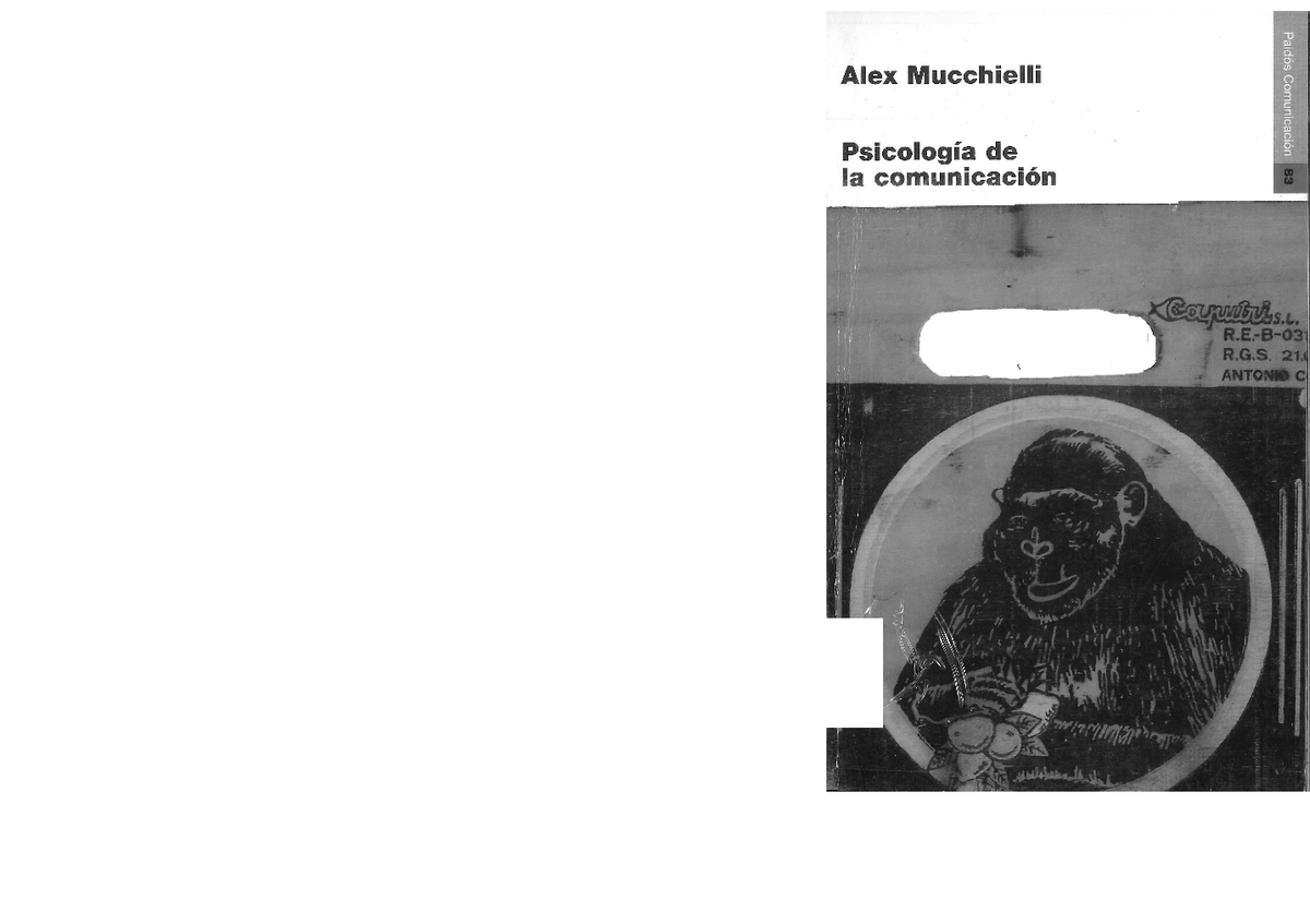 Psicologia De La Comunicacion Alex Mucchielli