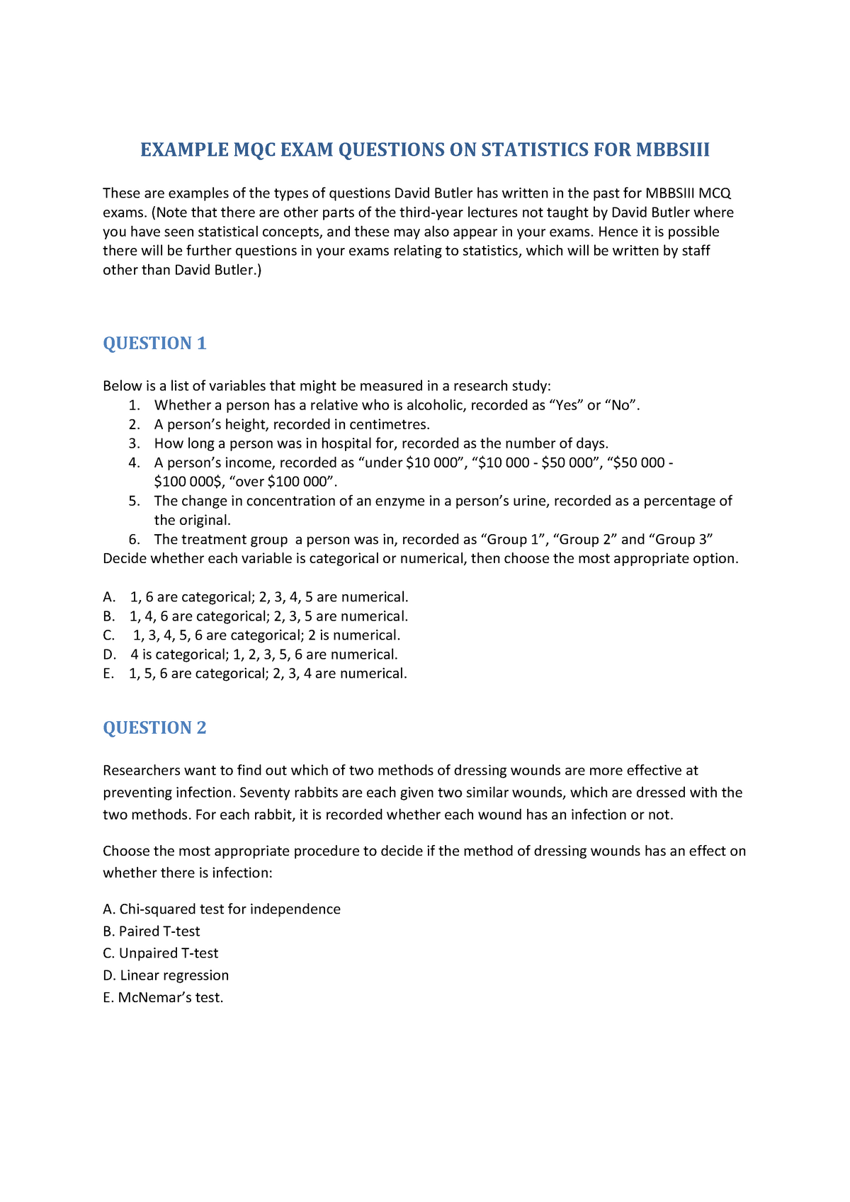 mbbs3-stats-example-exam-questions-example-mqc-exam-questions-on