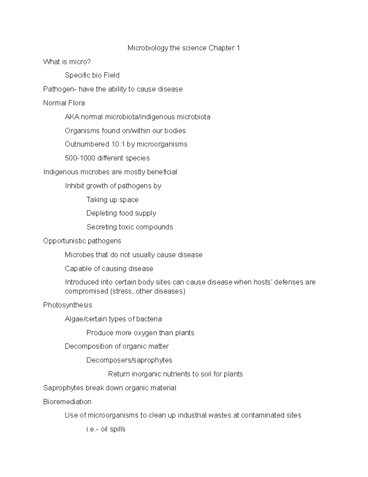 Test 1 Study Guide - Micro Exam 1 Notes - Microbiology The Science ...