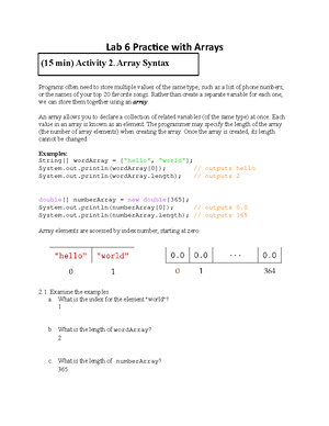Lab 3 Method Testing Compsci 121 - Lab 3 Method Testing COMPSCI Content ...
