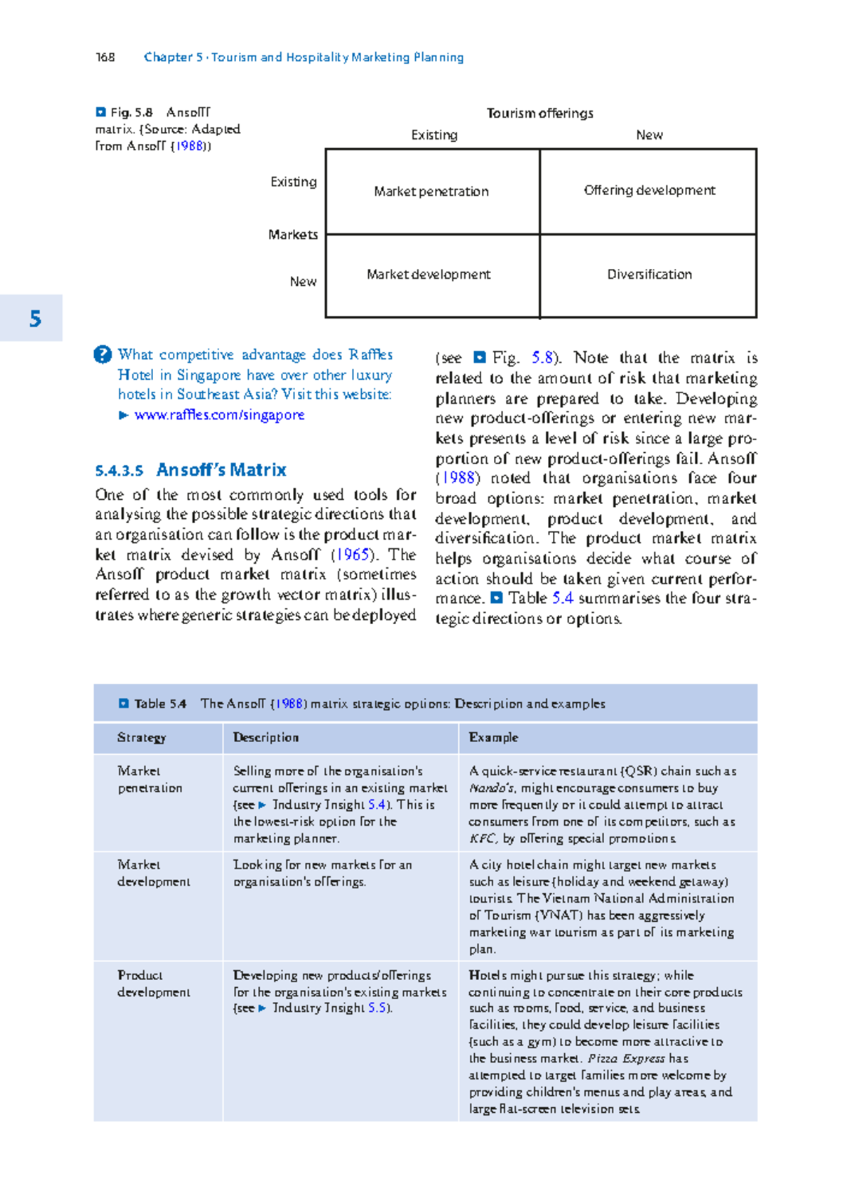 Marketing Tourism And Hospitality Concepts And Cases 62 - ####### 168 5 ...