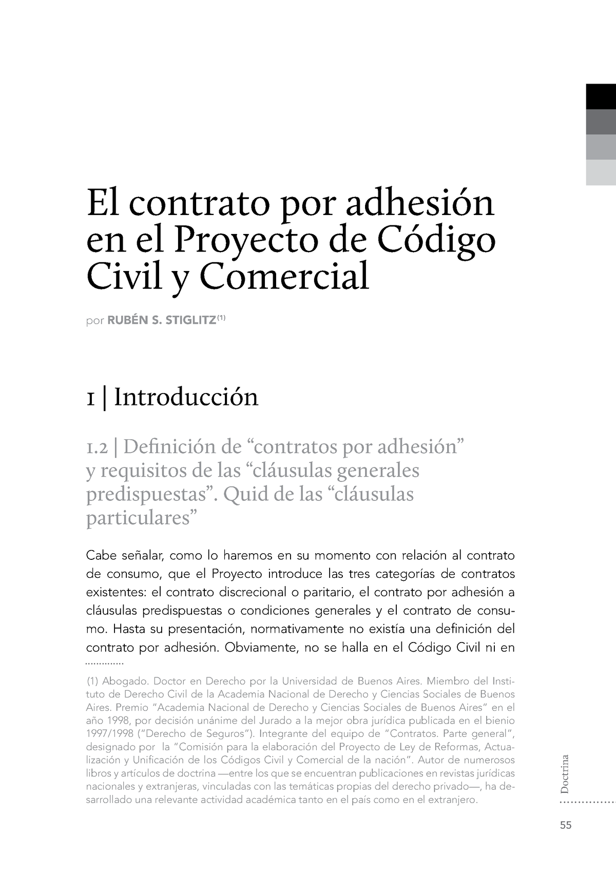 3 El Contrato Por Adhesion En El Codigo Civil Y Comercial Doctrina El Contrato Por Adhesión 8154