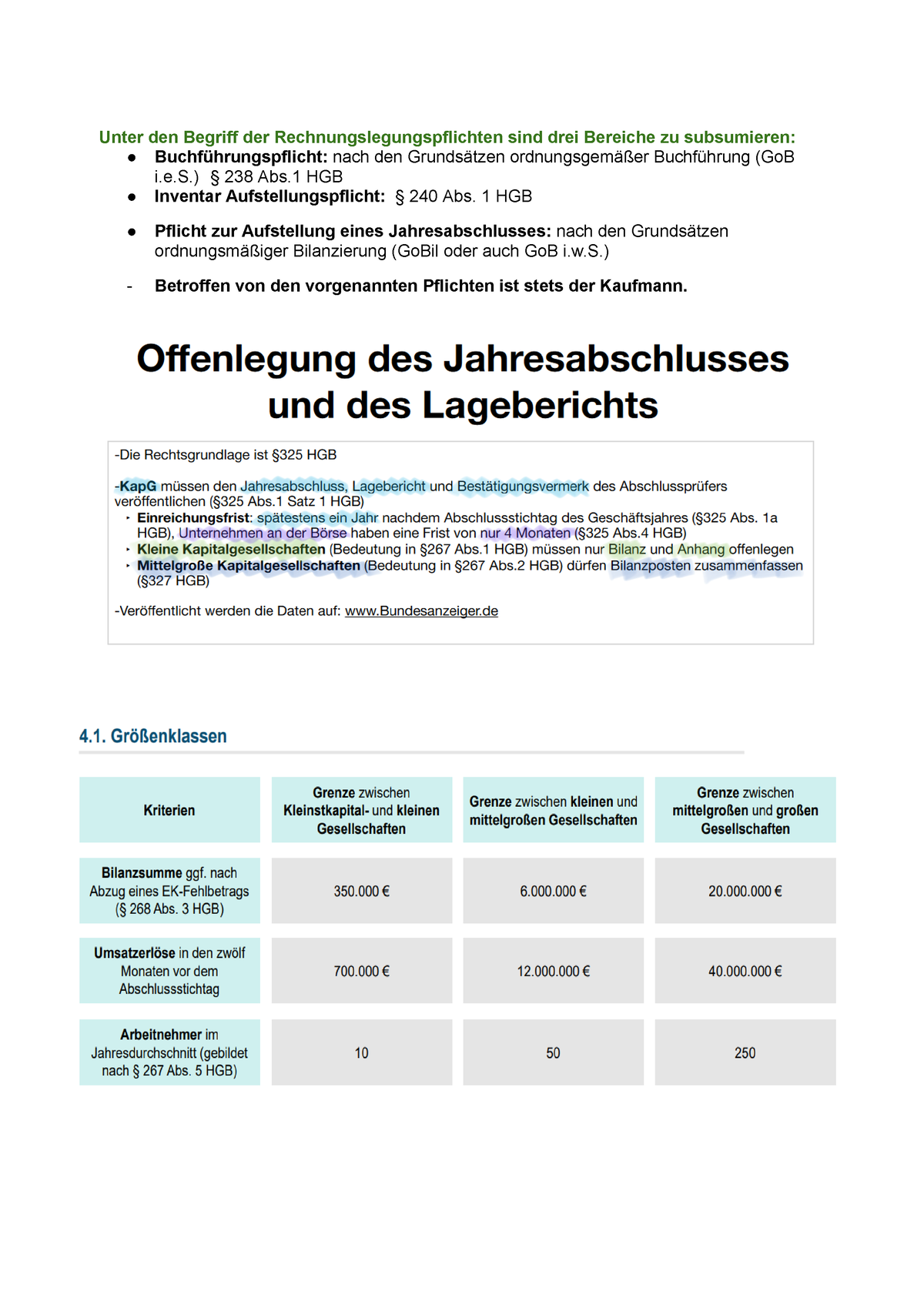 Grundsätze Ordnungsmäßiger Buchführung (Go B) - Jahresabschluss Und ...