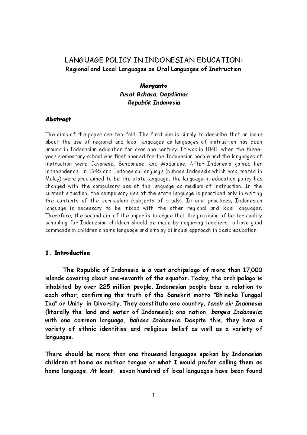 Cantika Al Uyuna Galuh'S Publications On Indonesian Education - b3atg01