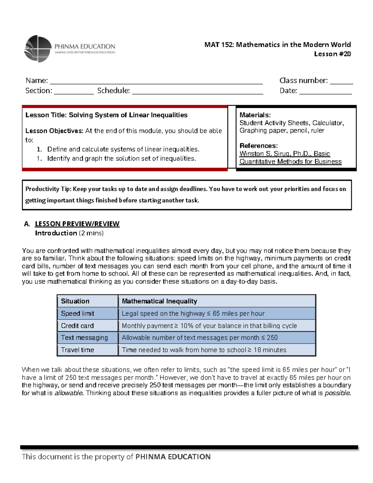 MAT 152 SAS20 2324 This file contains questions about the following