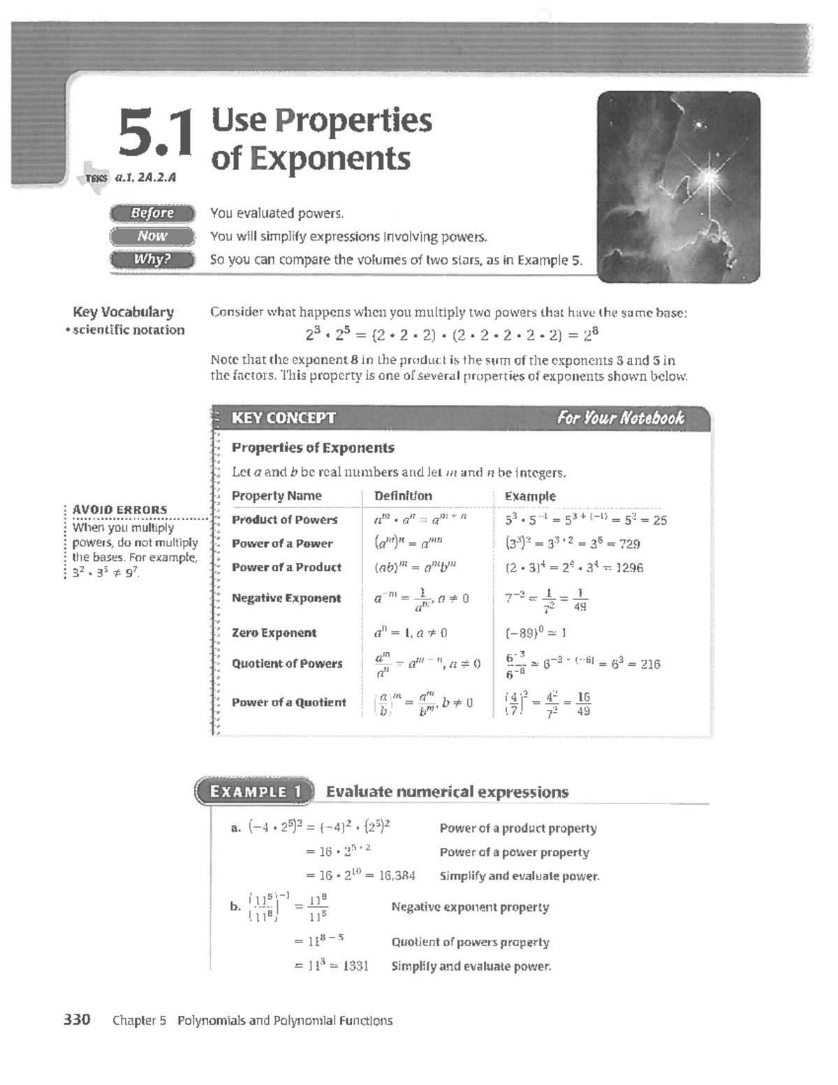 5.1 properties of exponents - homework packet 2 - Studocu