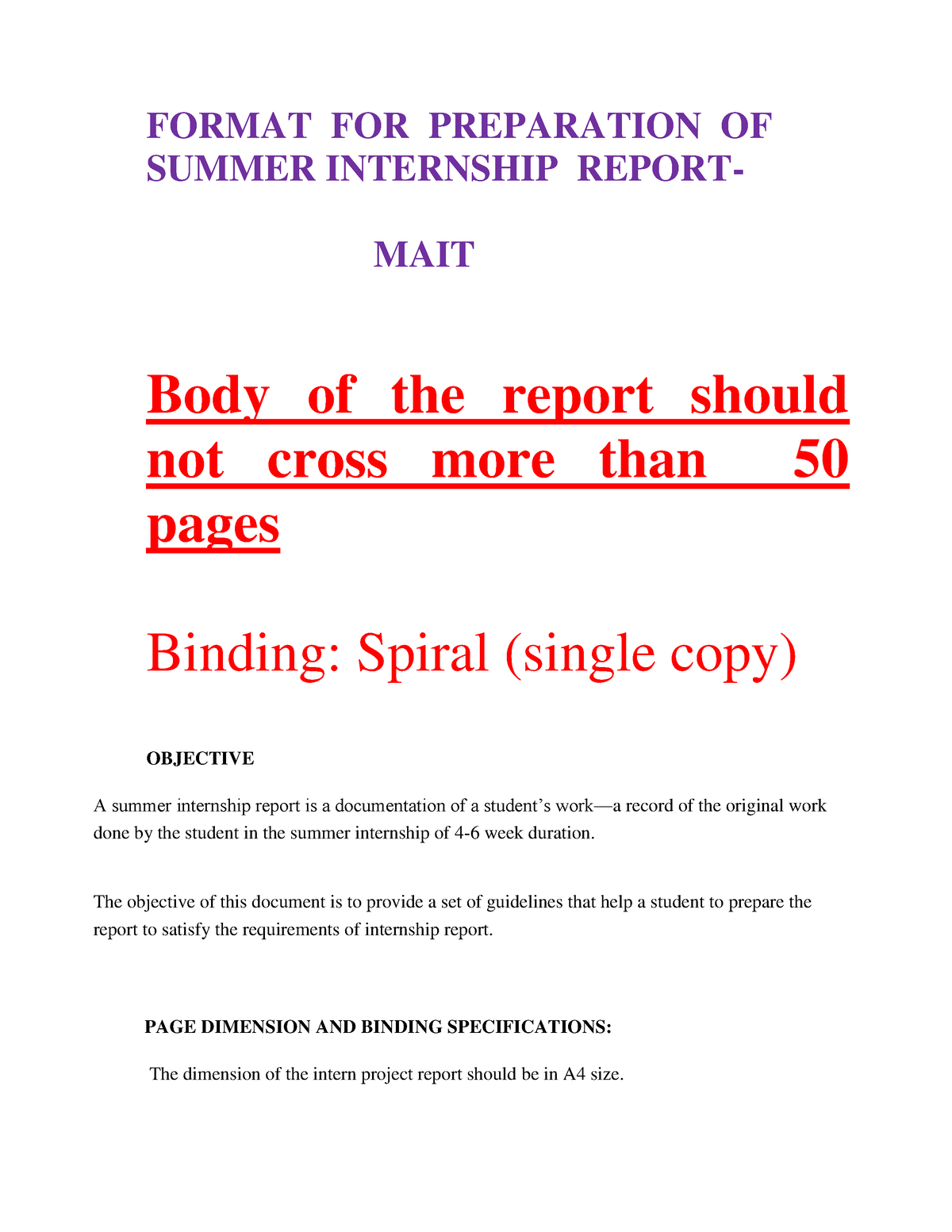 guide-lines-for-preparation-of-summer-training-report-format-for