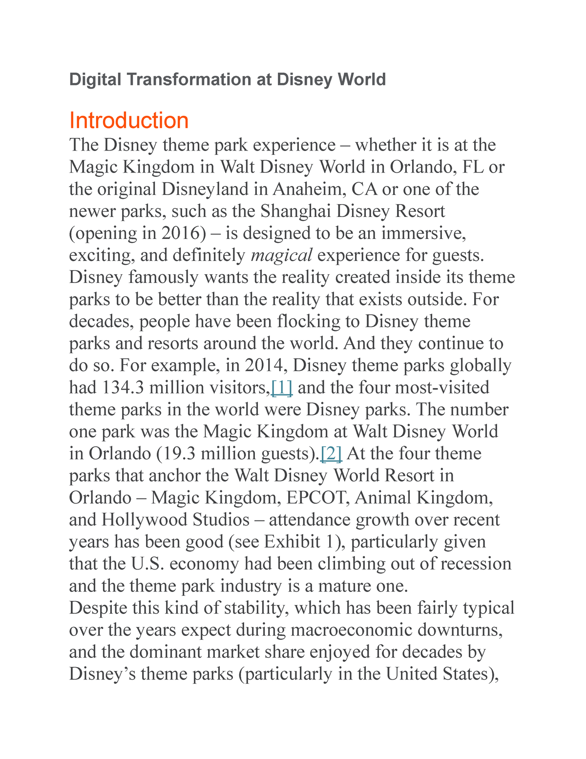 disney digital transformation case study