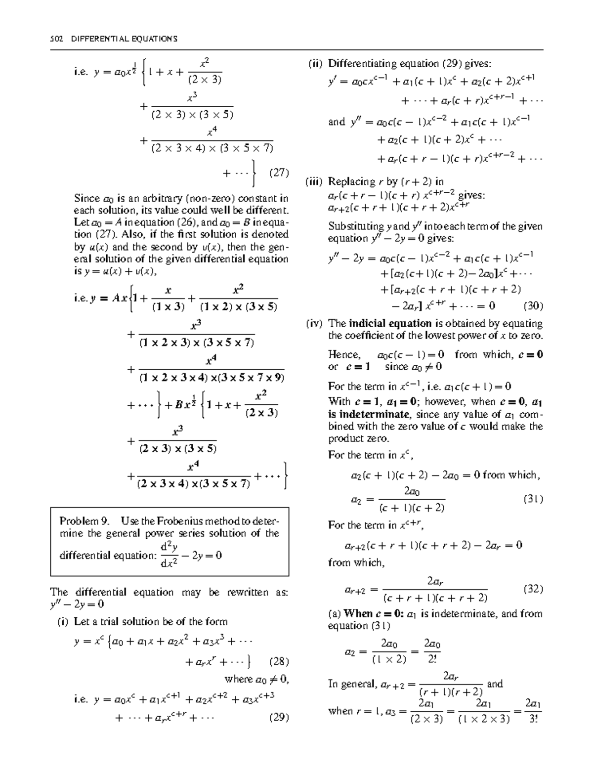 Bird higher engineering mathematics 53 - 502 DIFFERENTIAL EQUATIONS i ...
