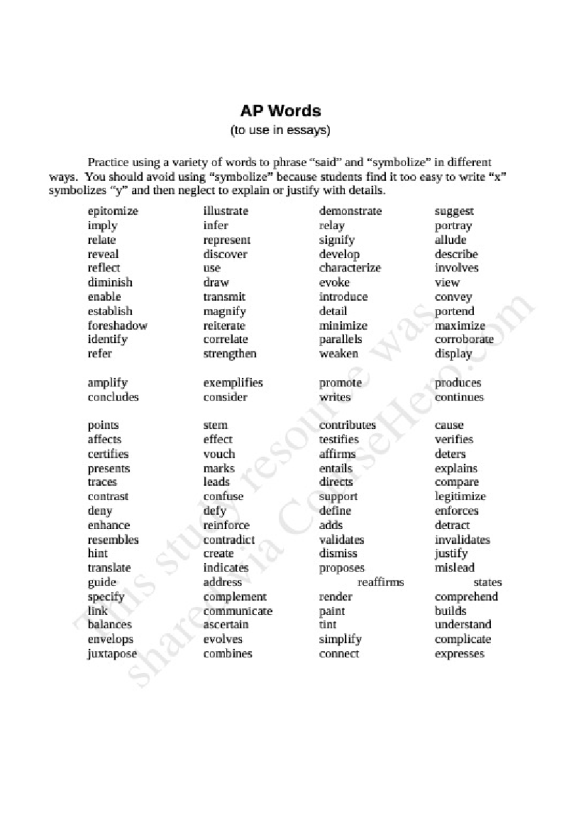 Words to use rear window - ENG4204 - Studocu