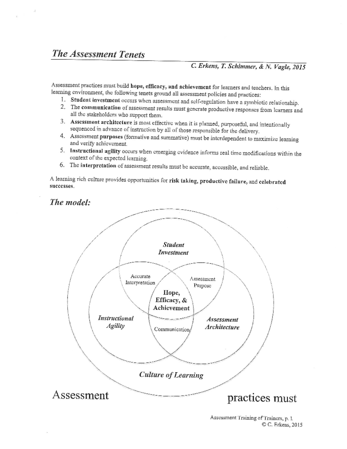 Assessment Design and DOK - EDUC 201 - ECC - Studocu