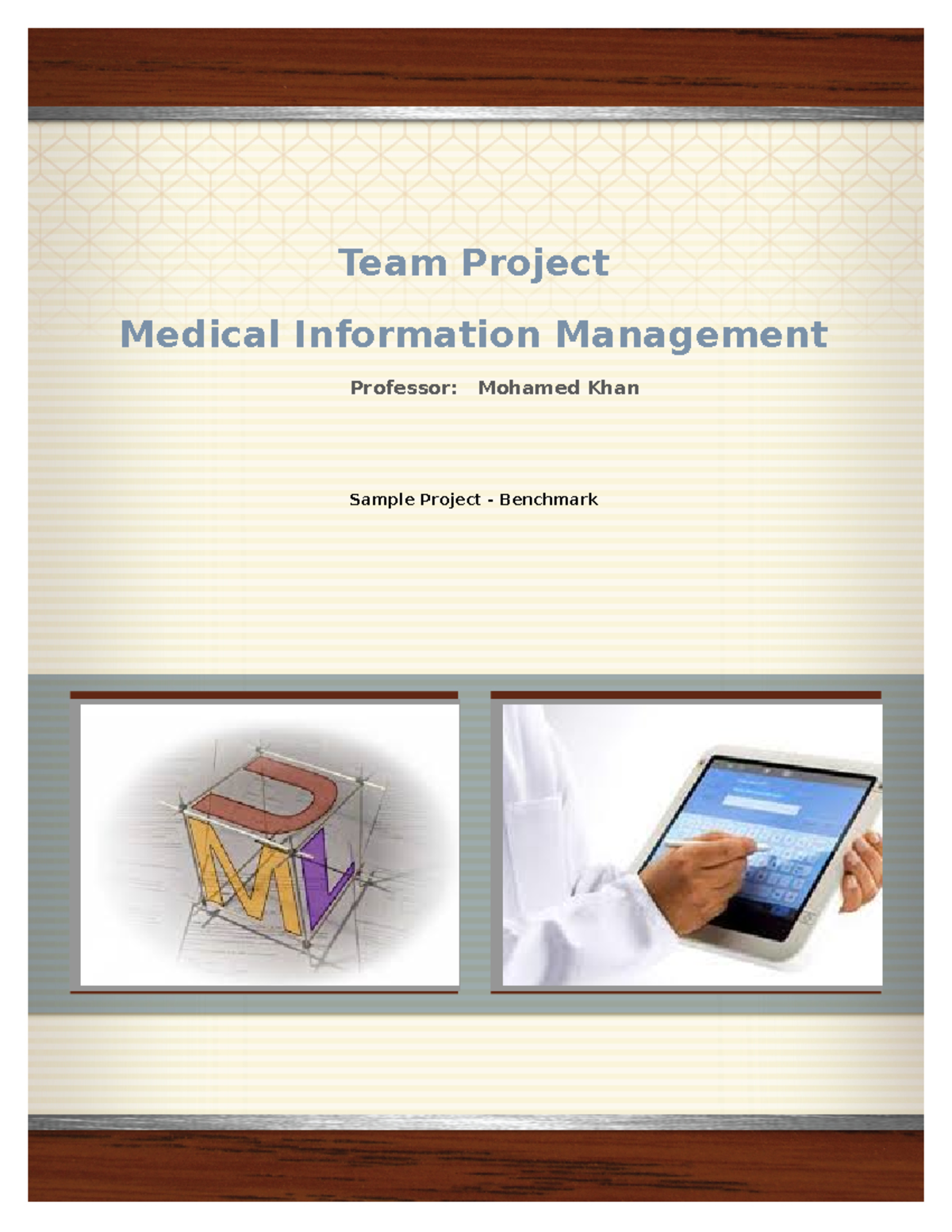 Sample Project HIS - Team Project Medical Information Management ...