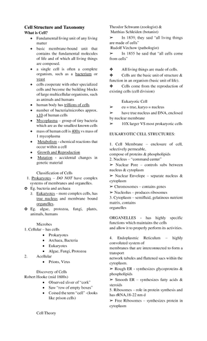 MICP LAB (WEEK 2) The Cell. Bacterial Structures - Bachelor Of Science ...