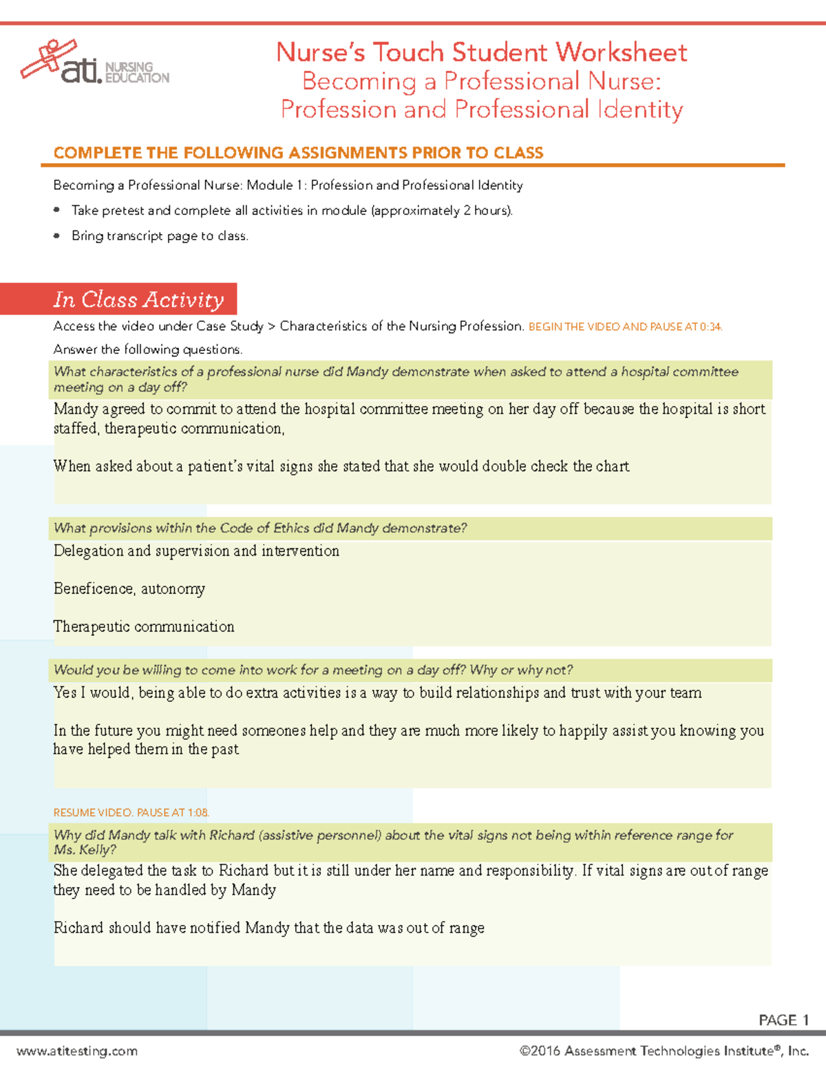 1:5:22 215 in class activity - EDUCATOR IMPLEMENTATION GUIDE atitesting ...