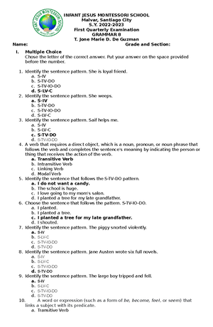 English 10 Argumentative Essay - ENGLISH 10 QUARTER 3 ARGUMENTATIVE ...