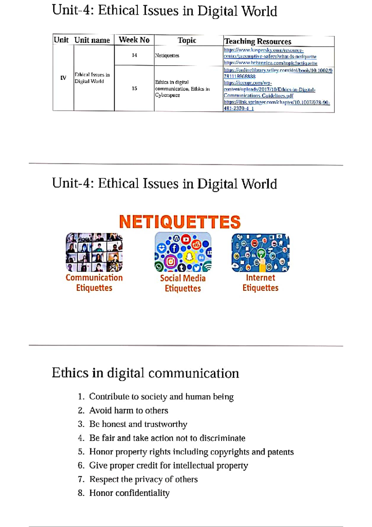 Unit 4 pdf - hlo - Economics SL - Studocu