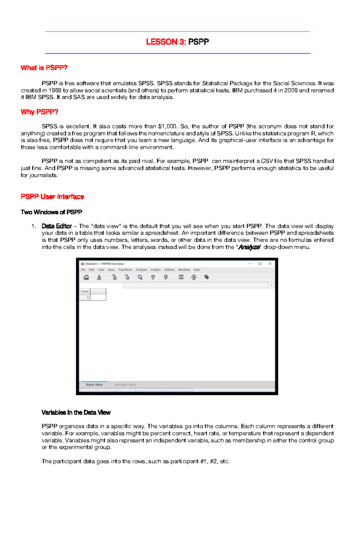 introduction-to-pspp-lesson-3-pspp-what-is-pspp-pspp-is-free