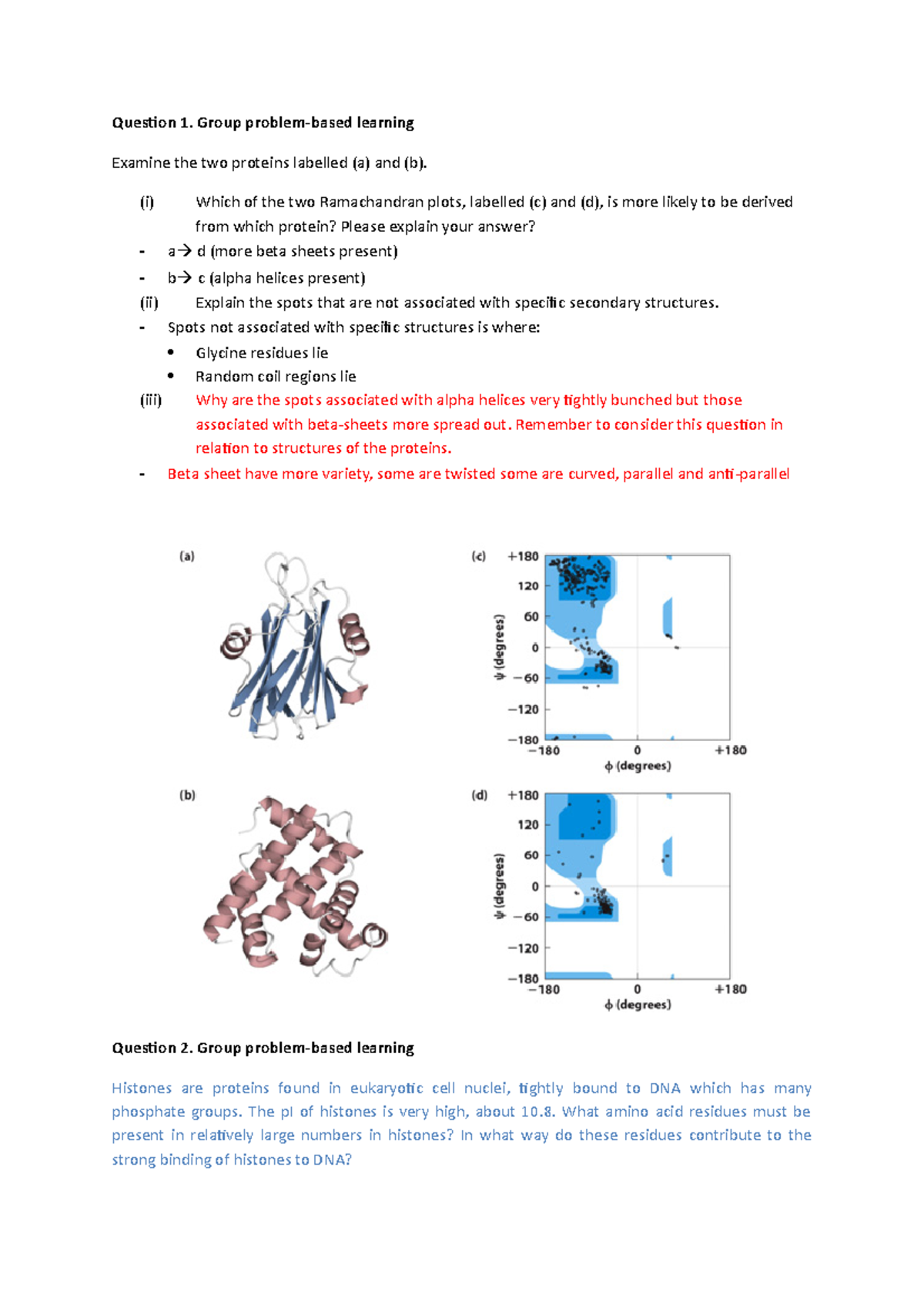 WS1 Group problem-based learning questions - Question 1. Group problem ...