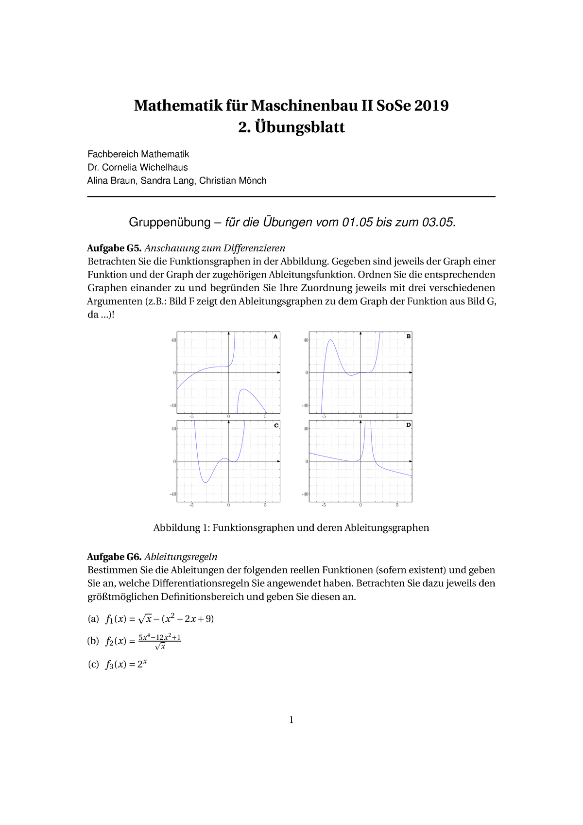 Ue02 - Mathematik 1 - TU Darmstadt - Studocu