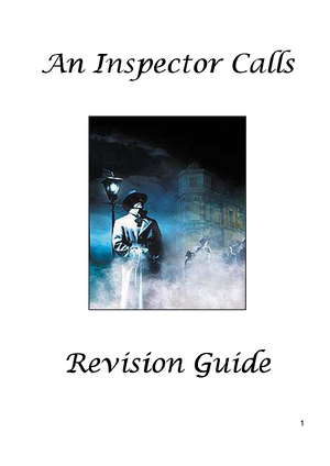 An Inspector Calls - nasanja - AN INSPECTOR CALLS CHARACTERS: Arthur ...