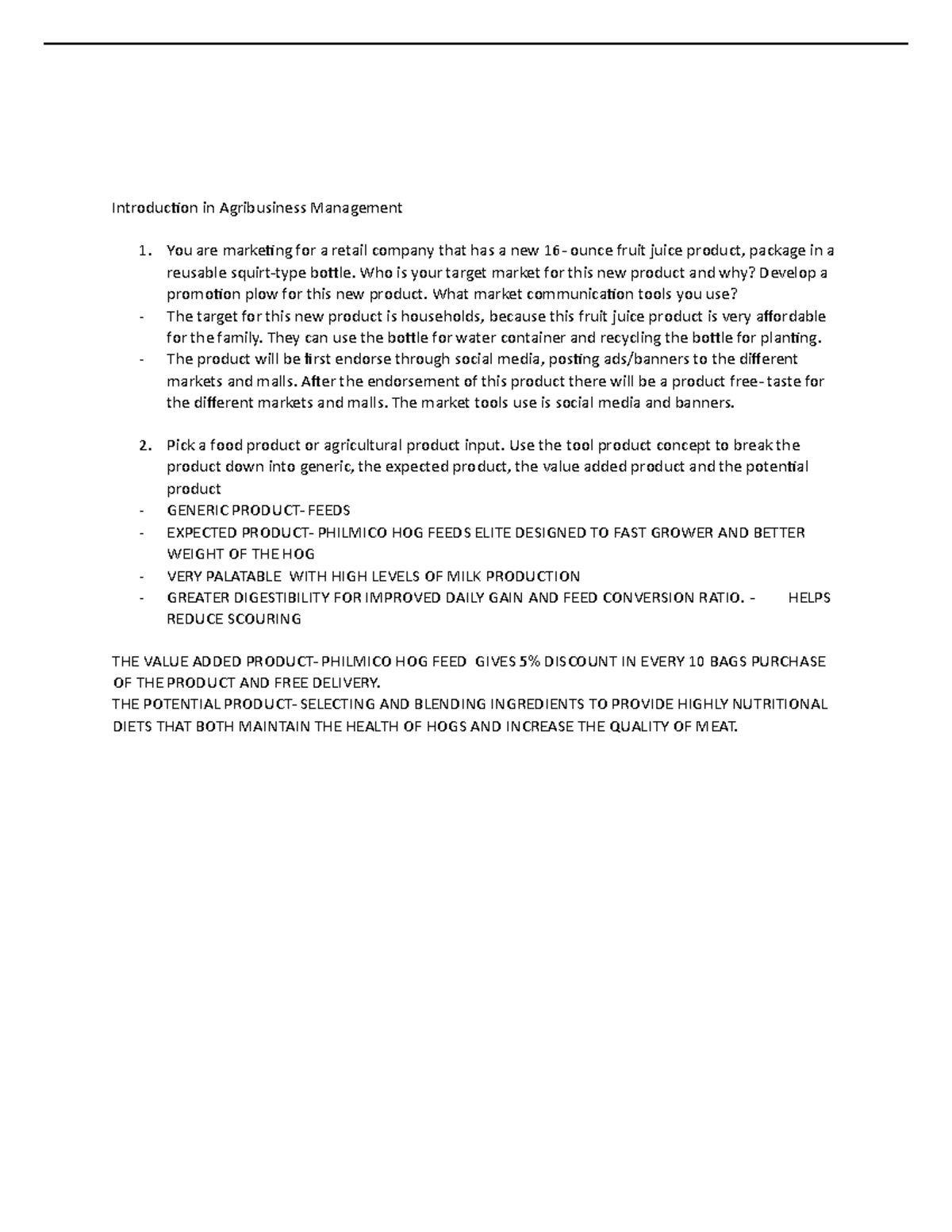 Bz05W86km3WM - Lecture Notes - Introduction in Agribusiness Management ...