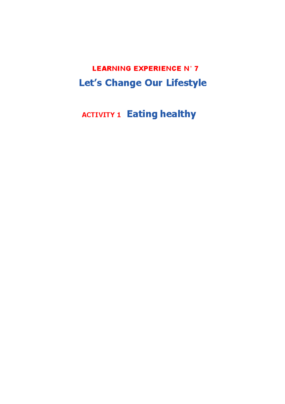 EDA 7 Activity 1 (A2) - Esta actividad te ayudara a practicar y medir ...