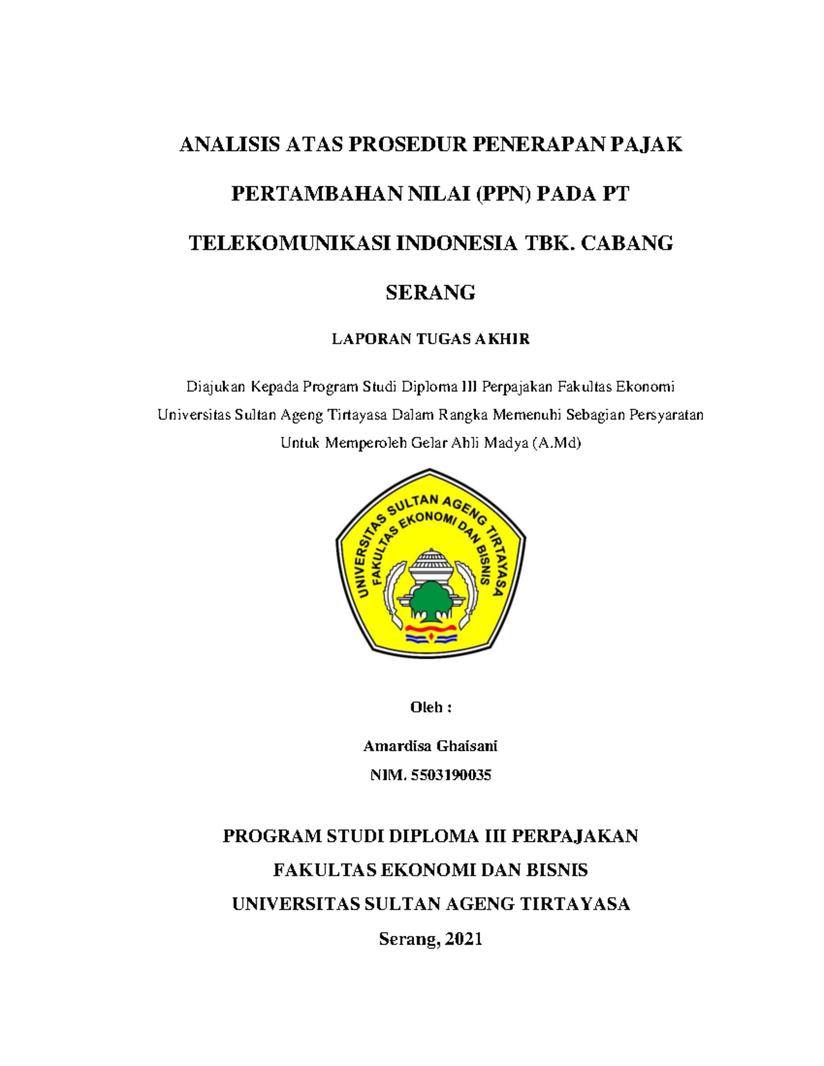 BAB II - Tugas Kuliah - ANALISIS ATAS PROSEDUR PENERAPAN PAJAK ...