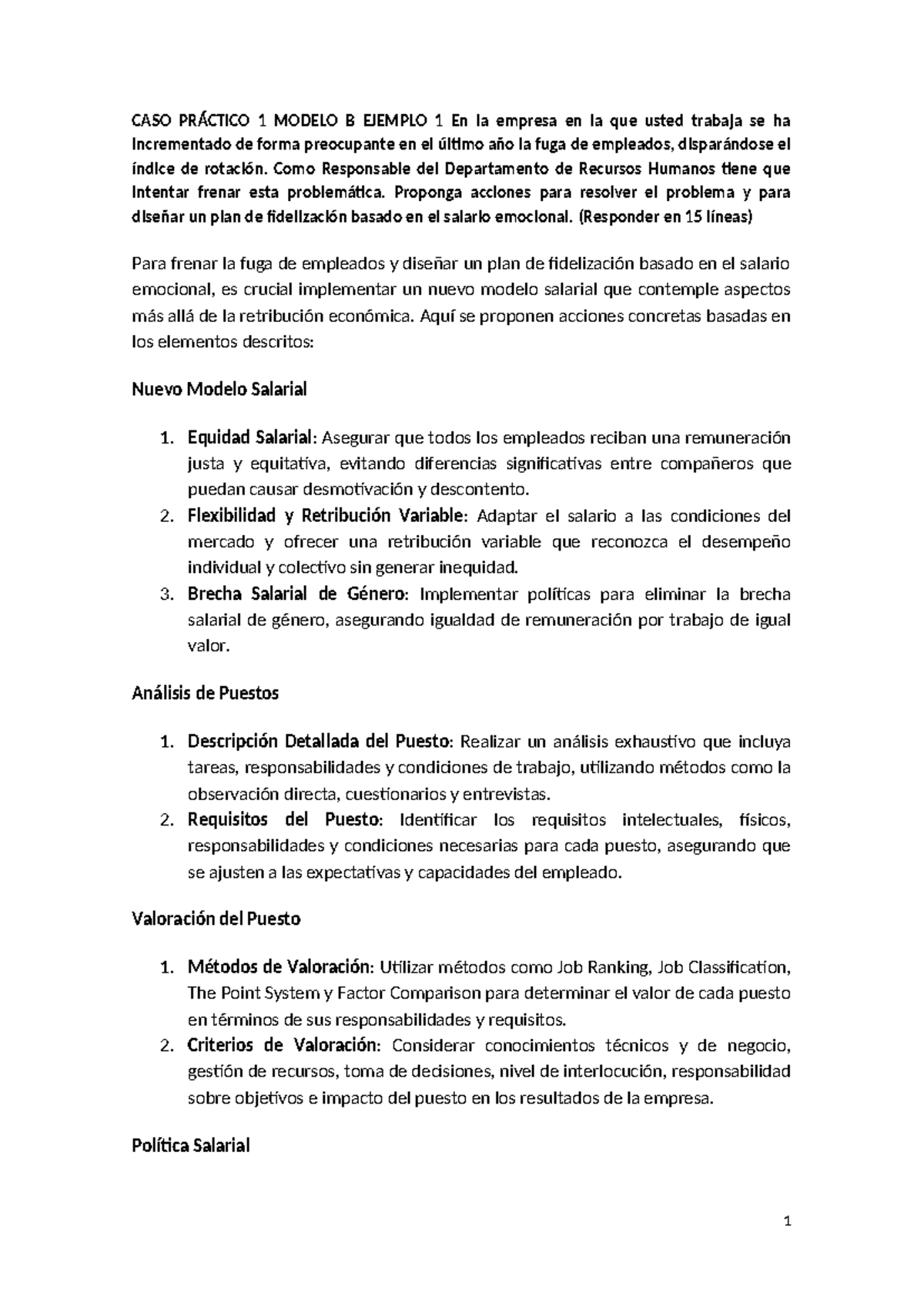 Prácticas examen Modelo B - CASO PRÁCTICO 1 MODELO B EJEMPLO 1 En la ...
