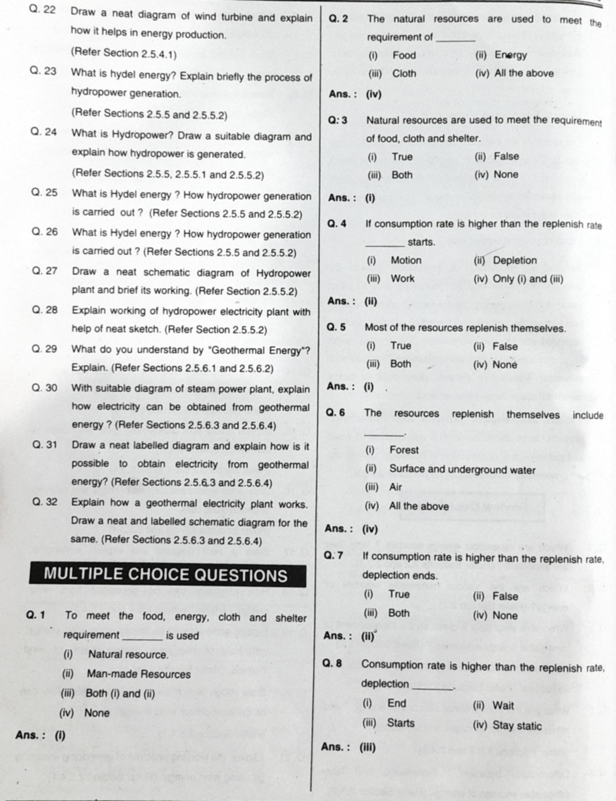 Chapter 2 Environmental Studies Mcq Studocu