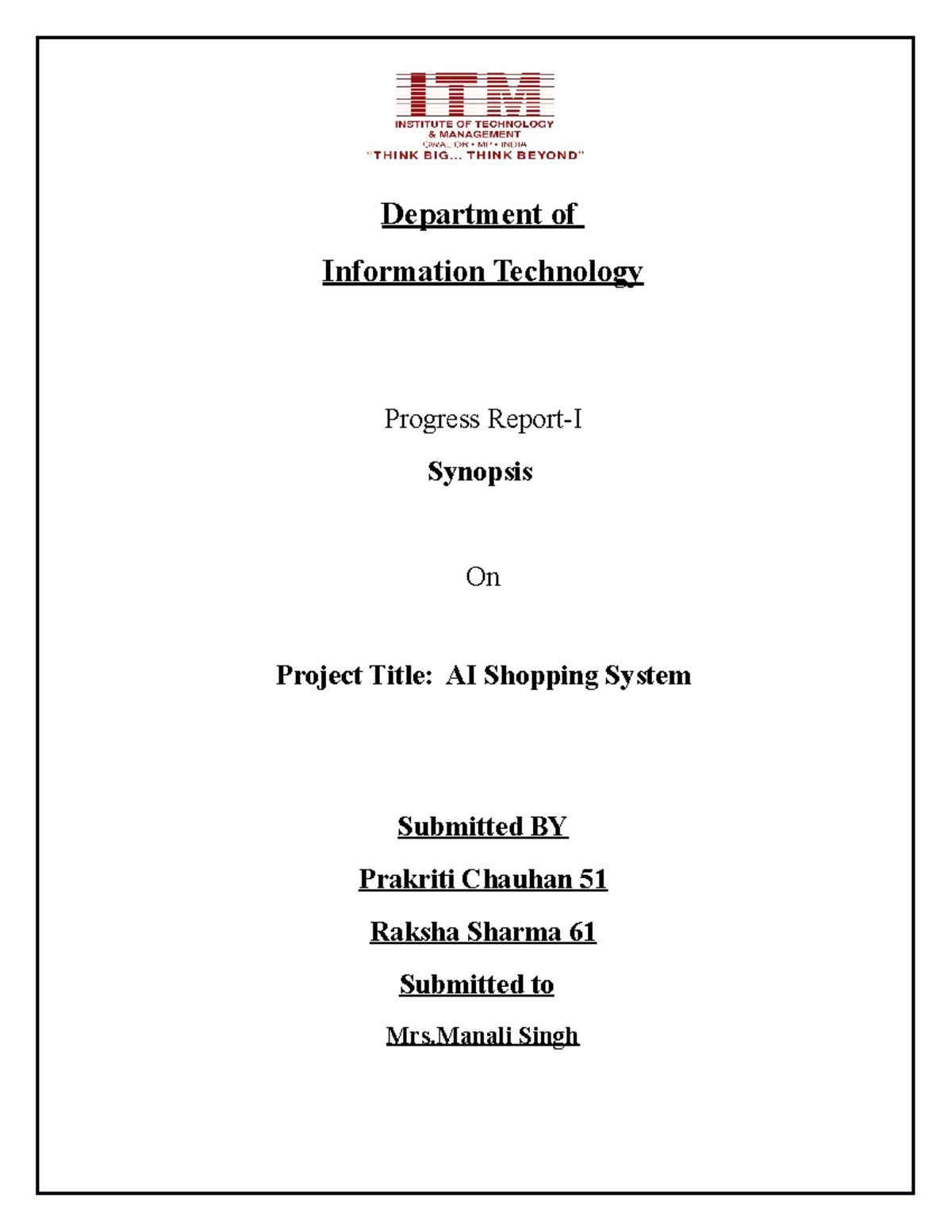 research proposal progress report iium