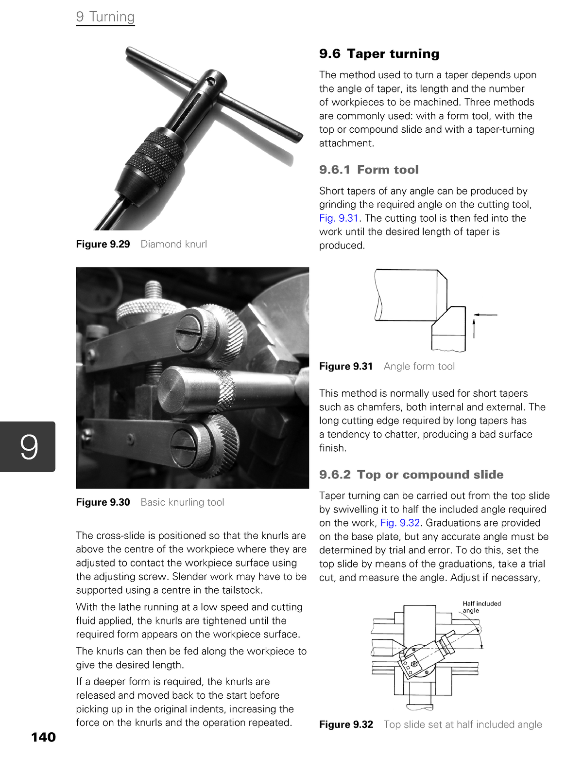 Automotive Workshop Practice 29-53 - 9 140 9 Turning 9 Taper Turning ...