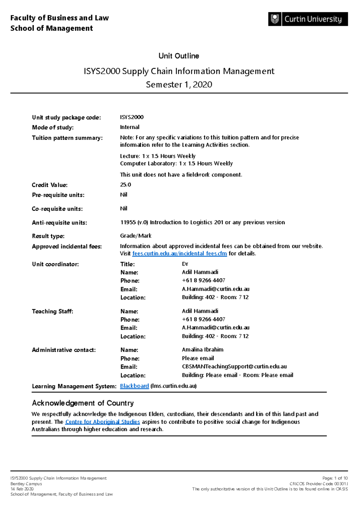 isys2000-supply-chain-information-management-semester-1-2020-bentley
