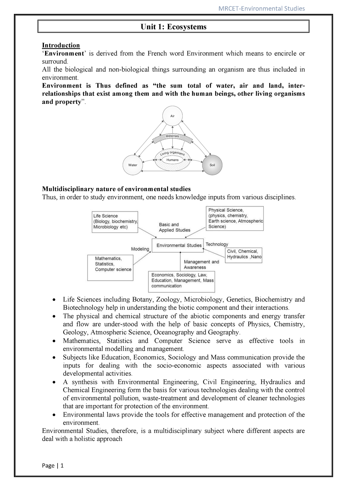 es-digital-notes-unit-1-ecosystems-introduction-8-environment-9-is