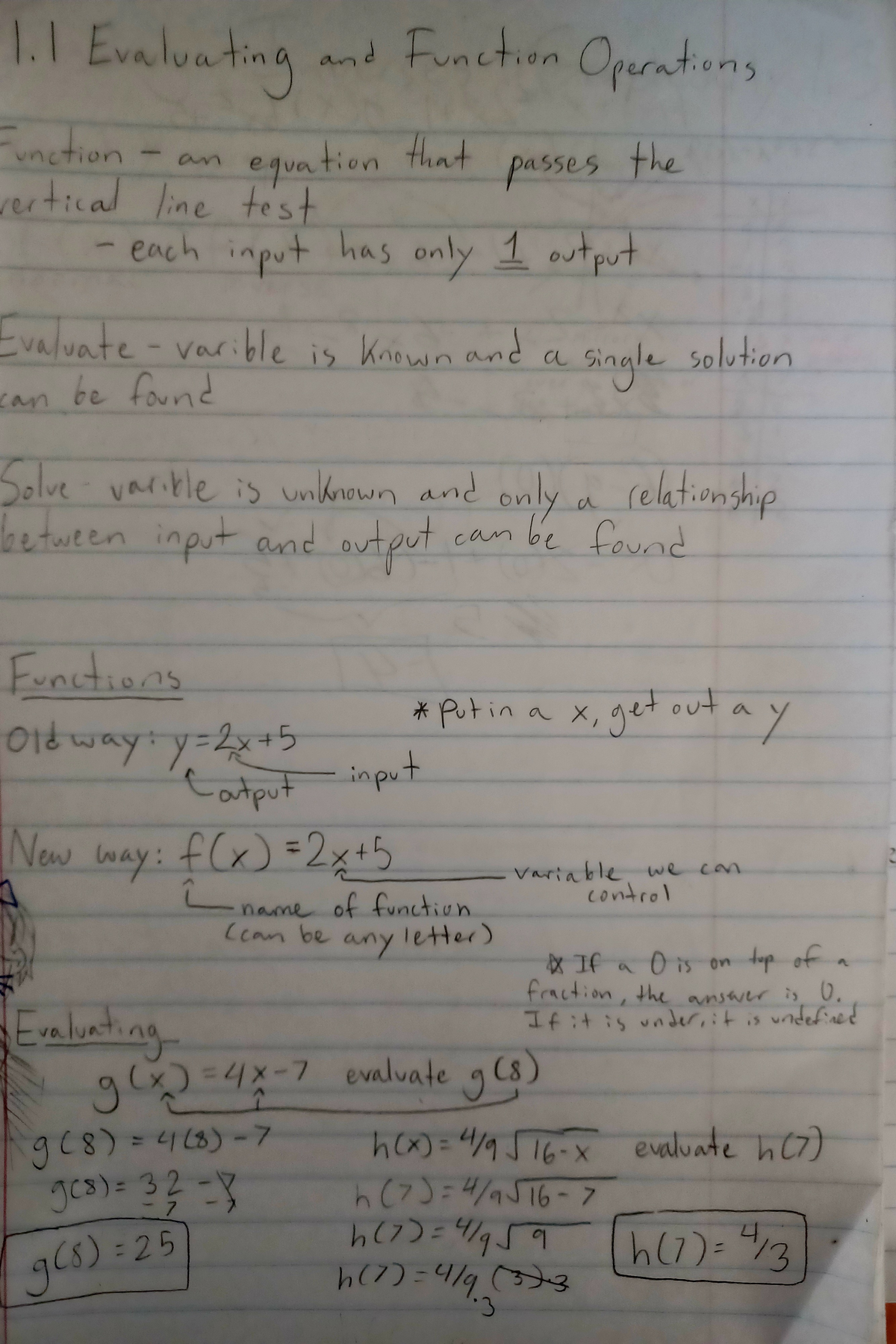 Evaluating and Function Operations - Studocu