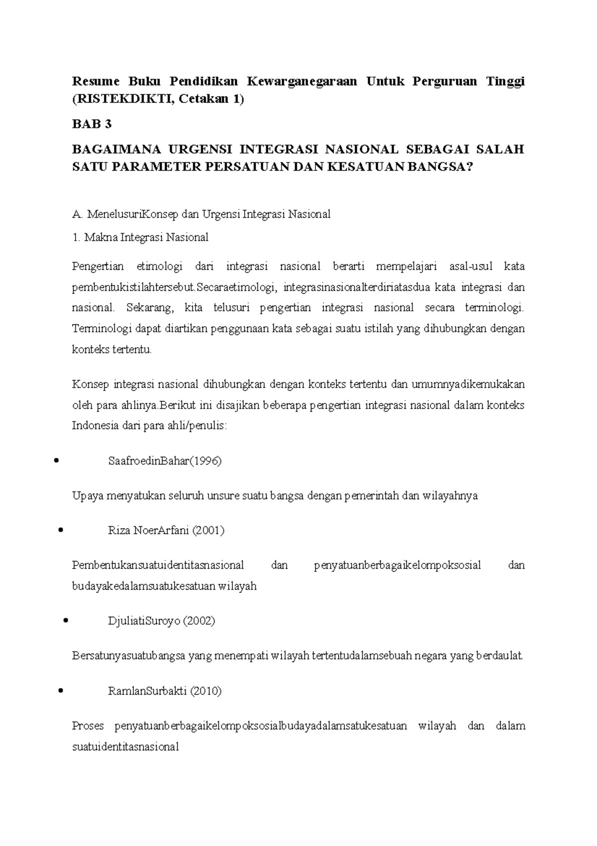 Resume Buku Pendidikan Kewarganegaraan Untuk Perguruan Tinggi Bab 3 ...